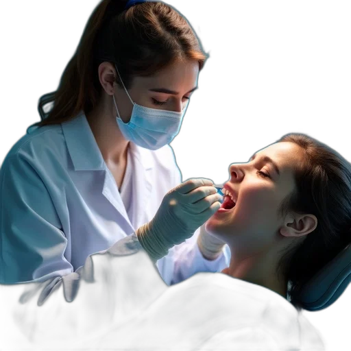face, mask, staff, photorealistic transparent PNG cut-out