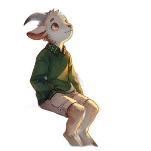jacket, animal, creature, staff transparent PNG cut-out