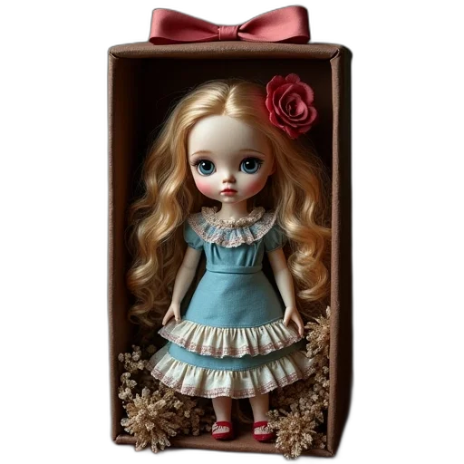 dress, 3d render, photorealistic, cartoon transparent PNG cut-out