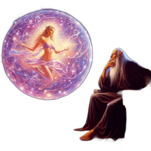 fantasy art, concept art, pixel art, watercolor transparent PNG cut-out