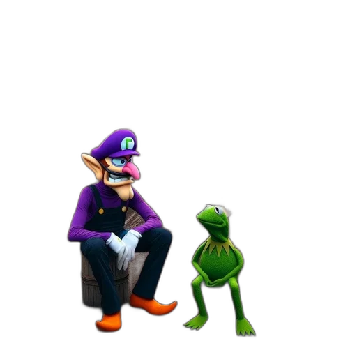 hat, creature, animal, staff transparent PNG cut-out