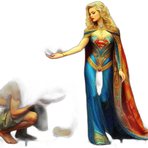fantasy art, concept art, comic book art, pixel art transparent PNG cut-out