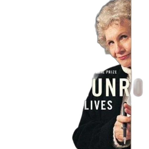 alice, munro, writing, her transparent PNG cut-out