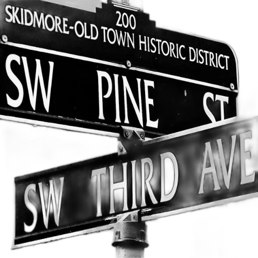 city street, black, white, photo transparent PNG cut-out