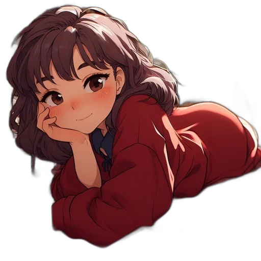 jacket, face, creature, hair transparent PNG cut-out