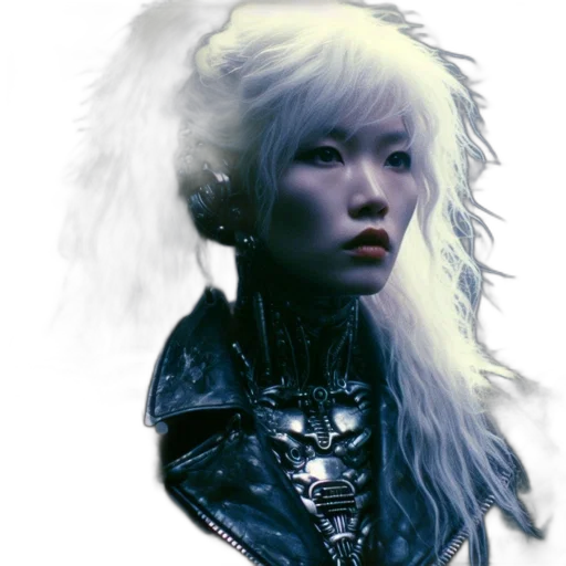 face, dragon, robot, hair transparent PNG cut-out