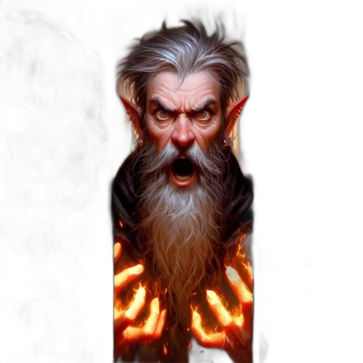 staff, face, sword, fantasy art transparent PNG cut-out