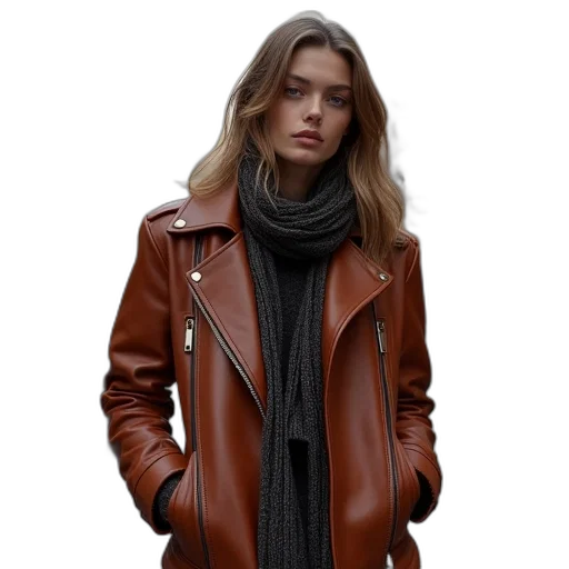 jacket, photorealistic, earth tones, dark transparent PNG cut-out