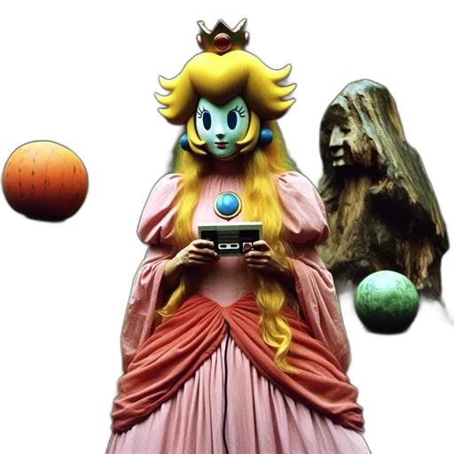 crown, mask, dress, creature transparent PNG cut-out