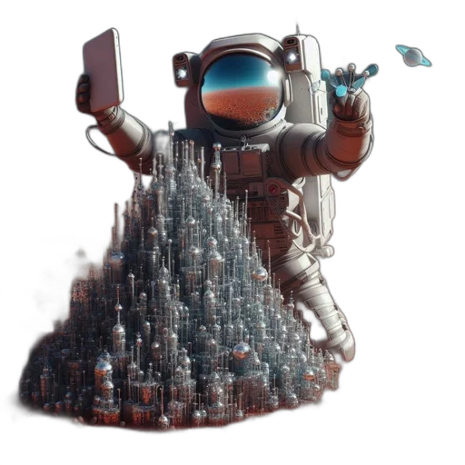 robot, bottle, weapon, concept art transparent PNG cut-out