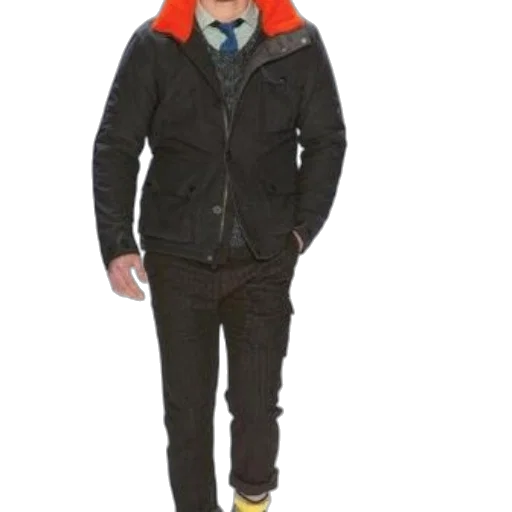 jacket, hat, staff, 3d render transparent PNG cut-out