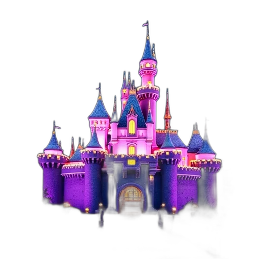 crown, building, 3d render, concept art transparent PNG cut-out
