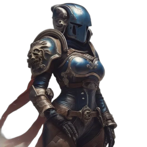 robot, sword, concept art, fantasy art transparent PNG cut-out