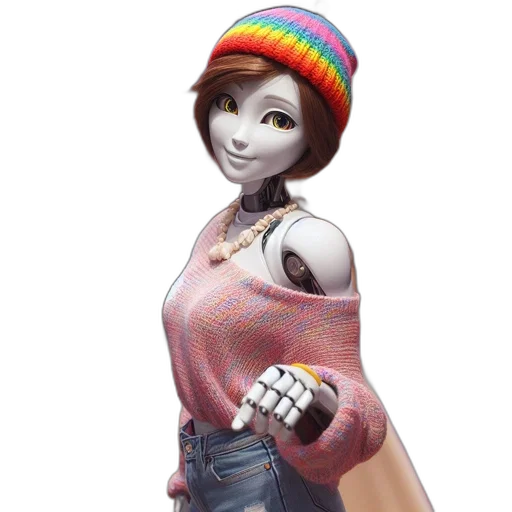 hat, mask, robot, jacket transparent PNG cut-out