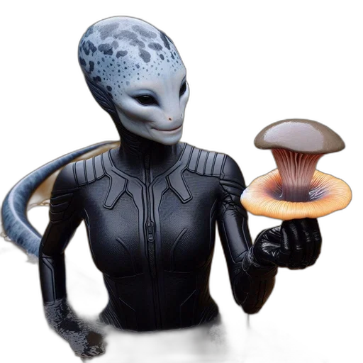 robot, creature, food, concept art transparent PNG cut-out