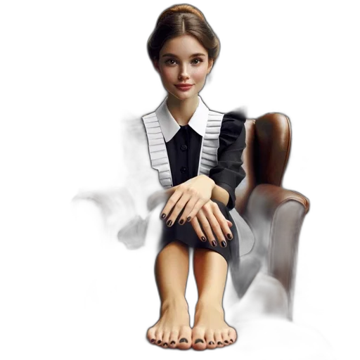 dress, shoes, face, furniture transparent PNG cut-out