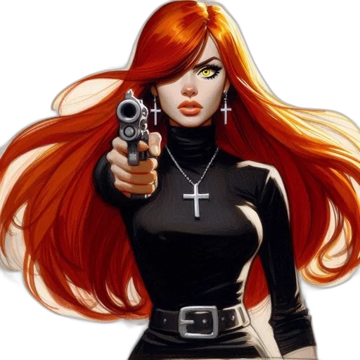 weapon, comic book art, concept art, cartoon transparent PNG cut-out