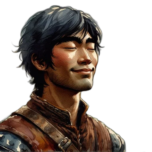 face, sword, photorealistic, fantasy art transparent PNG cut-out