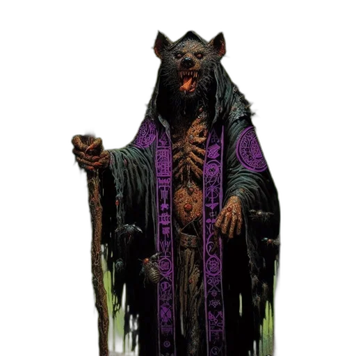 staff, creature, mask, concept art transparent PNG cut-out