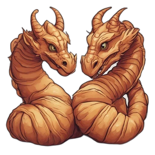dragon, concept art, fantasy art, pixel art transparent PNG cut-out