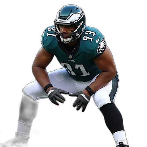 eagles, defensive, person, line transparent PNG cut-out