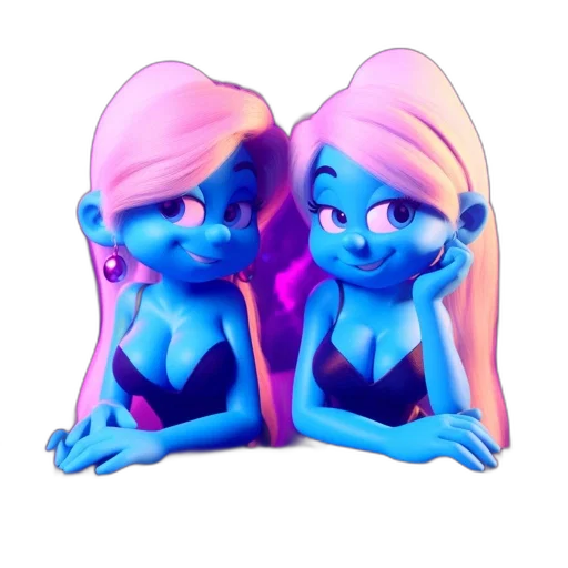 concept art, 3d render, fantasy art, vaporwave transparent PNG cut-out