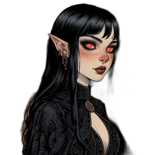 fantasy art, concept art, comic book art, pixel art transparent PNG cut-out