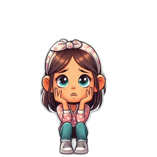 face, pixel art, cartoon, anime transparent PNG cut-out
