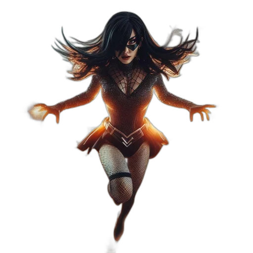 comic book art, concept art, fantasy art, 3d render transparent PNG cut-out