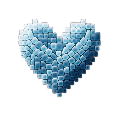 jewelry, bottle, pixel art, 3d render transparent PNG cut-out