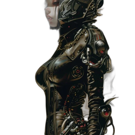 robot, dress, jacket, mask transparent PNG cut-out