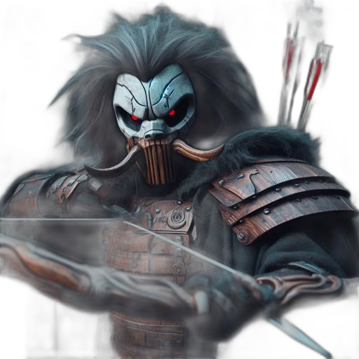mask, sword, fantasy art, concept art transparent PNG cut-out