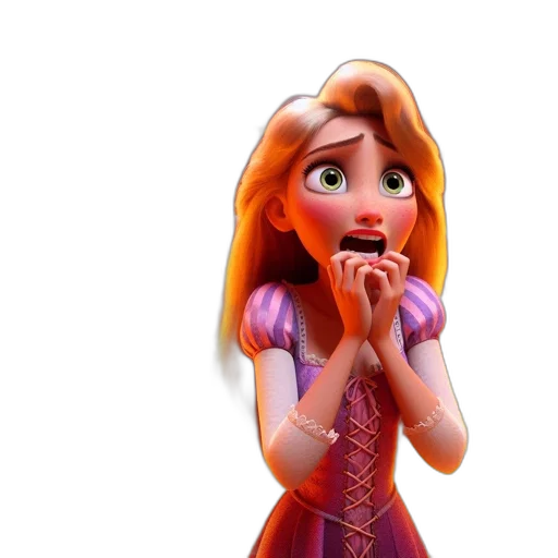 dress, face, 3d render, concept art transparent PNG cut-out