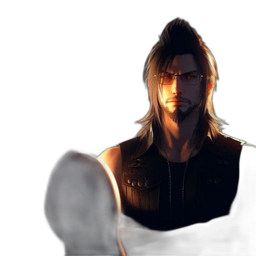 face, hair, mask, sword transparent PNG cut-out