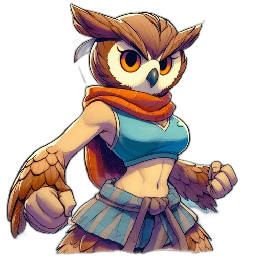 staff, animal, dress, pixel art transparent PNG cut-out