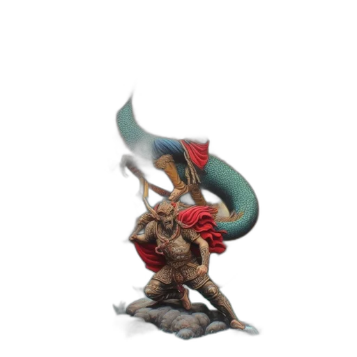 dragon, staff, sword, weapon transparent PNG cut-out