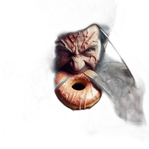 dragon, food, creature, mask transparent PNG cut-out