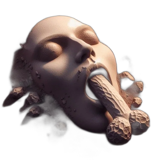mask, face, creature, dragon transparent PNG cut-out