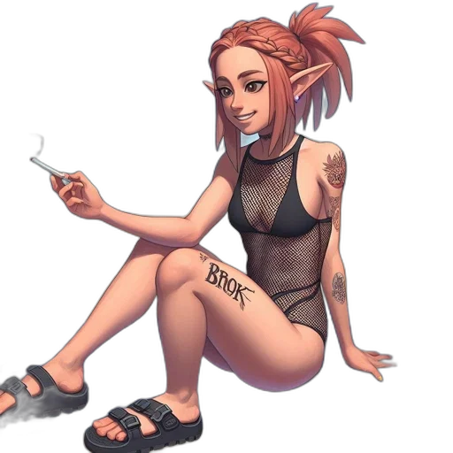 staff, concept art, cyberpunk, fantasy art transparent PNG cut-out