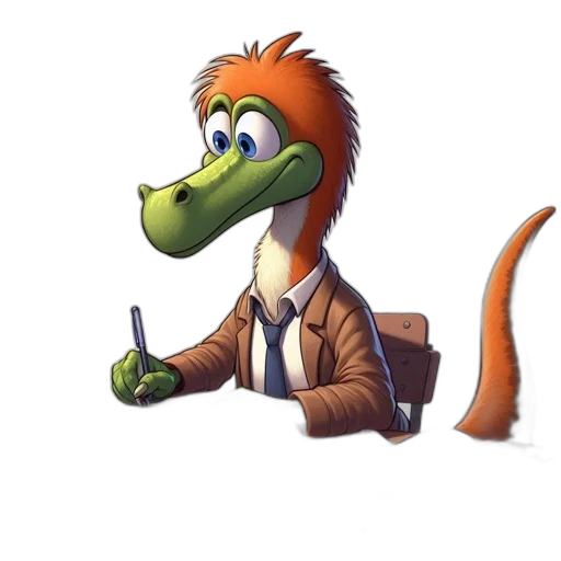 staff, animal, jacket, concept art transparent PNG cut-out