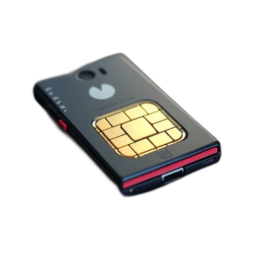 3d render, sim, module, motorola transparent PNG cut-out