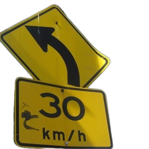 3d render, yellow, sign, black transparent PNG cut-out