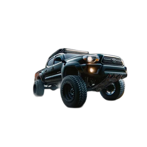car, weapon, 3d render, concept art transparent PNG cut-out
