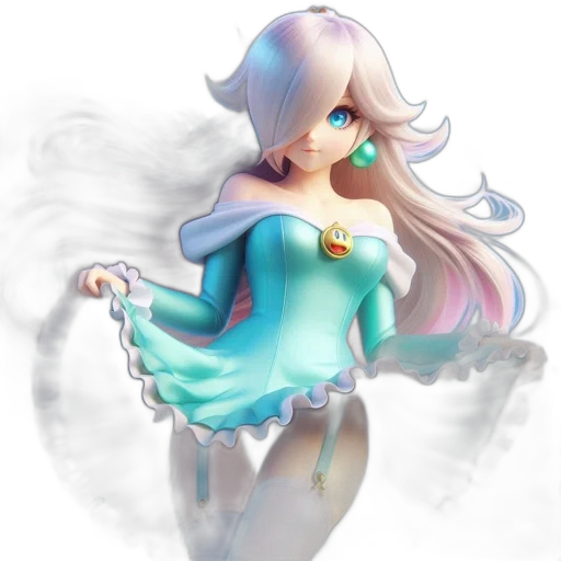 dress, staff, robot, concept art transparent PNG cut-out