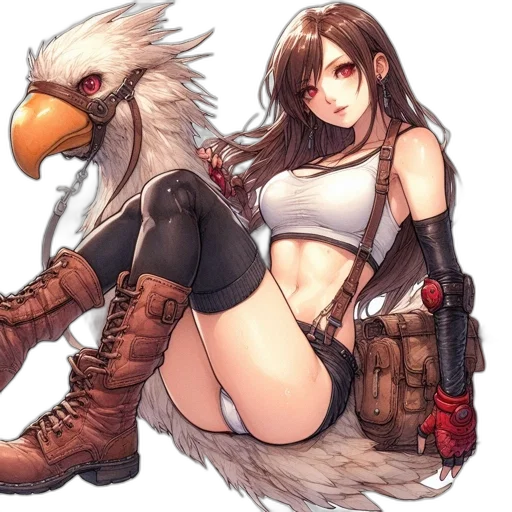weapon, animal, staff, fantasy art transparent PNG cut-out
