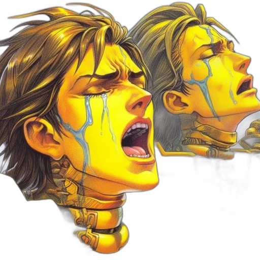 face, mask, concept art, comic book art transparent PNG cut-out