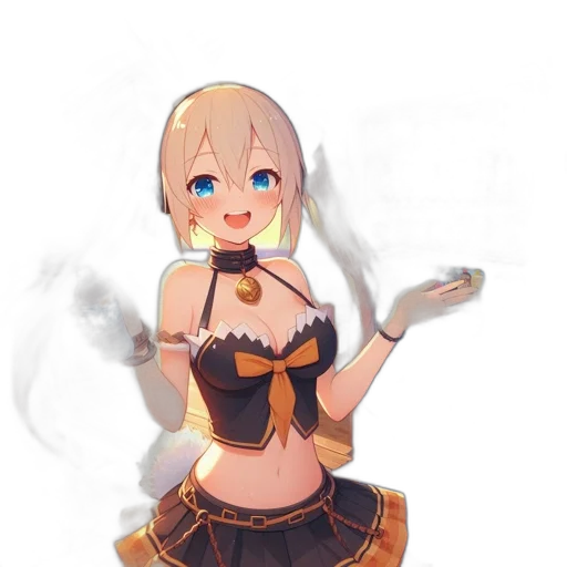 dress, staff, robot, weapon transparent PNG cut-out