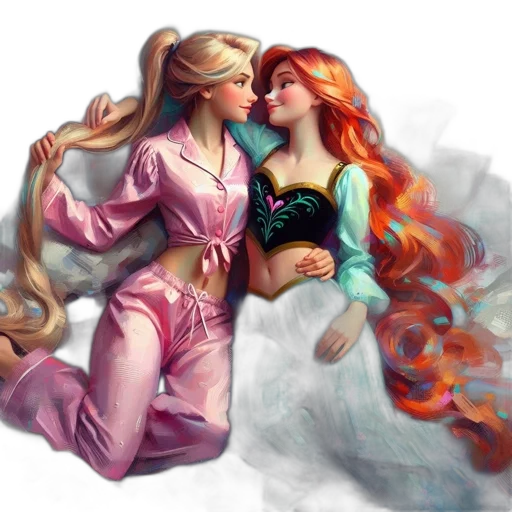 fantasy art, concept art, photorealistic, oil painting transparent PNG cut-out