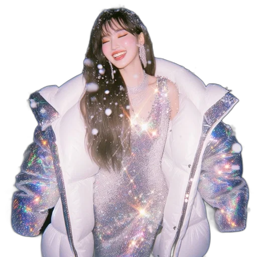 jacket, dress, staff, jewelry transparent PNG cut-out