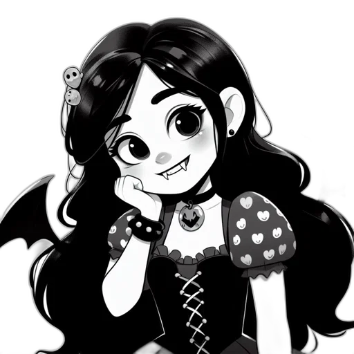 staff, creature, dress, cartoon transparent PNG cut-out